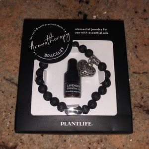 Aromatherapy Lava Rock SemiPrecious Stone Bracelet